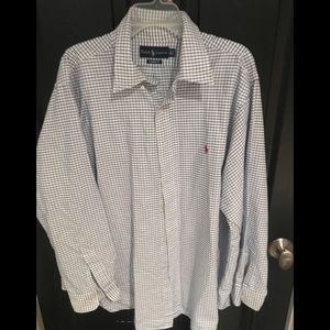 Mens button down by Ralph Lauren size 17.5 34/35
